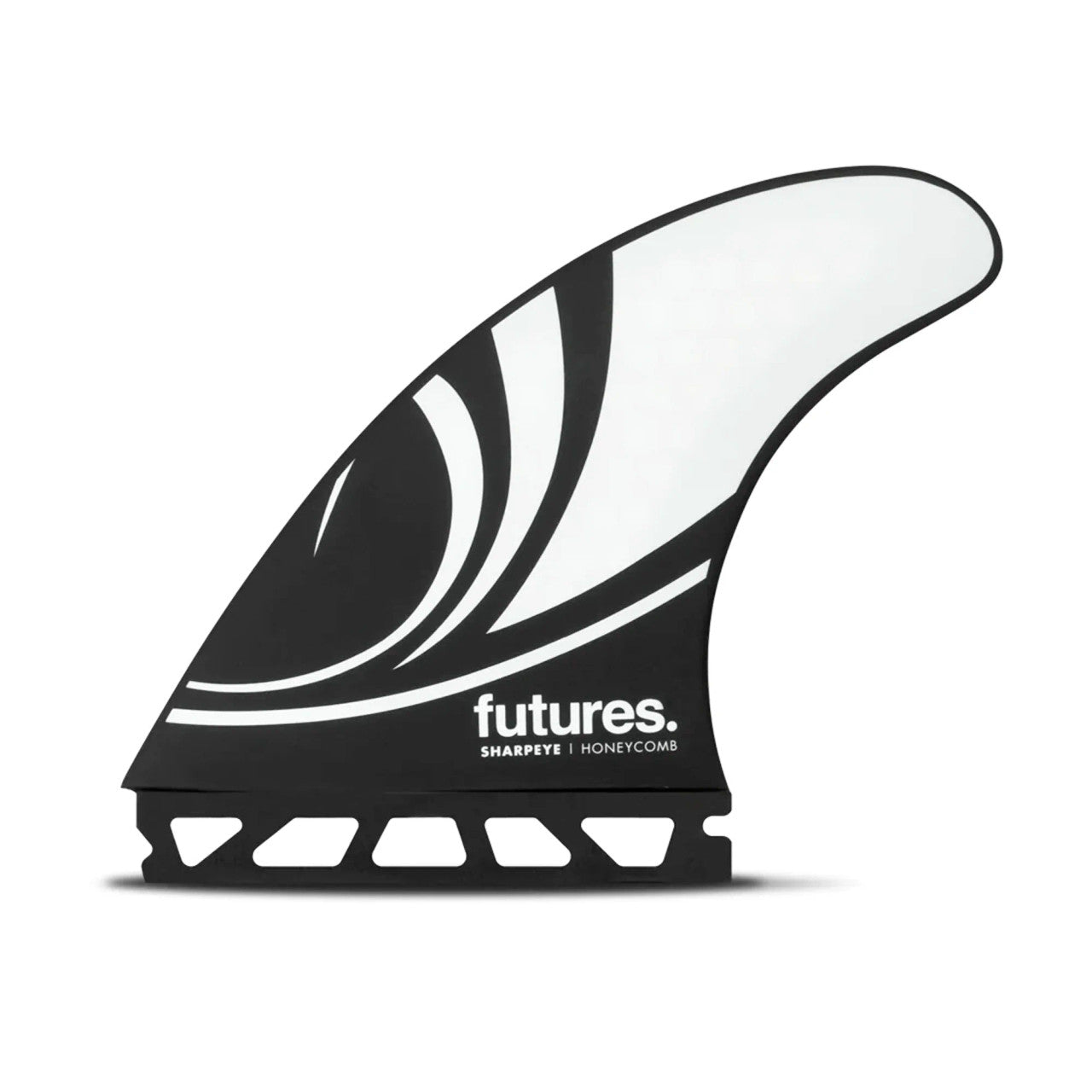Futures Sharp Eye Large Honey Comb Thruster Black/White