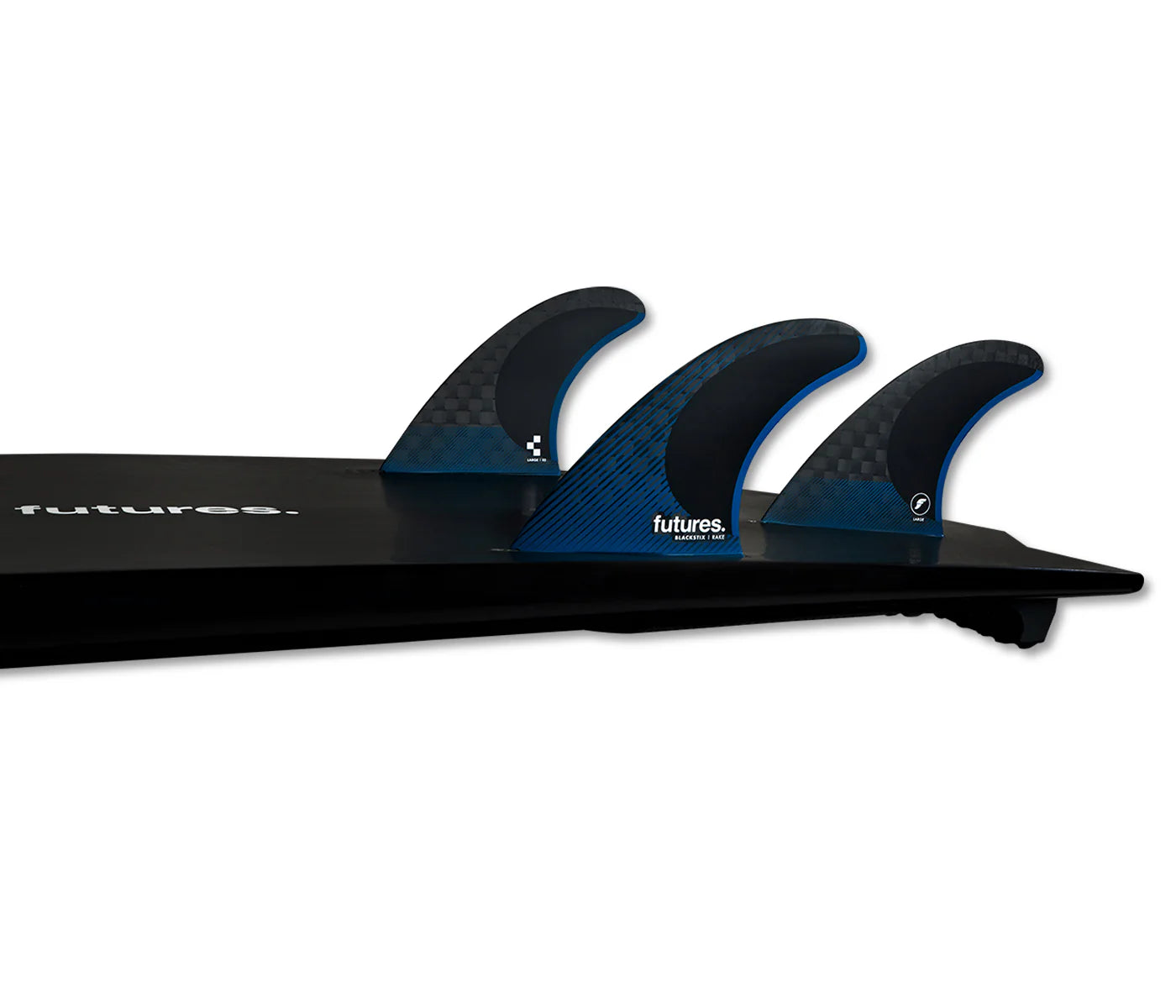 Futures R8 Blackstix Large Thruster Fins
