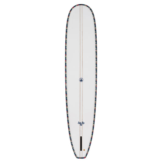 Just The Tip Noserider Longboard Surfboard – Navy Floral - Ships 10/16/26