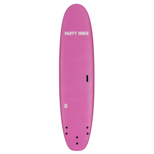 8' Party Wave Soft Top Surfboard - Rose