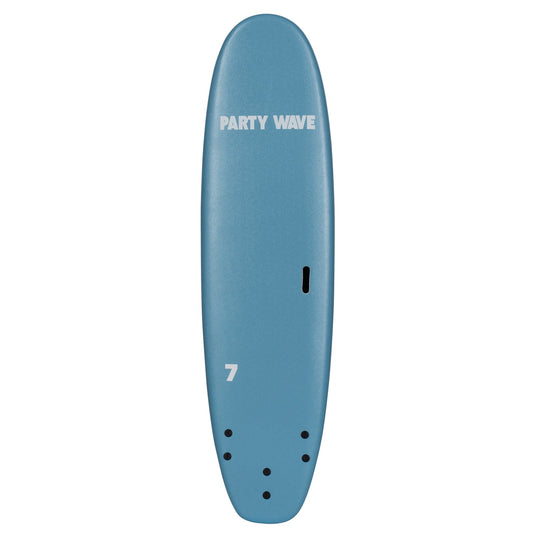 7' Party Wave Soft Top Surfboard - Blue Steel - Ships 10/16/26