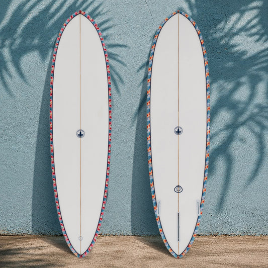 Dumplin Mid Length Surfboard – Hawaiian Floral