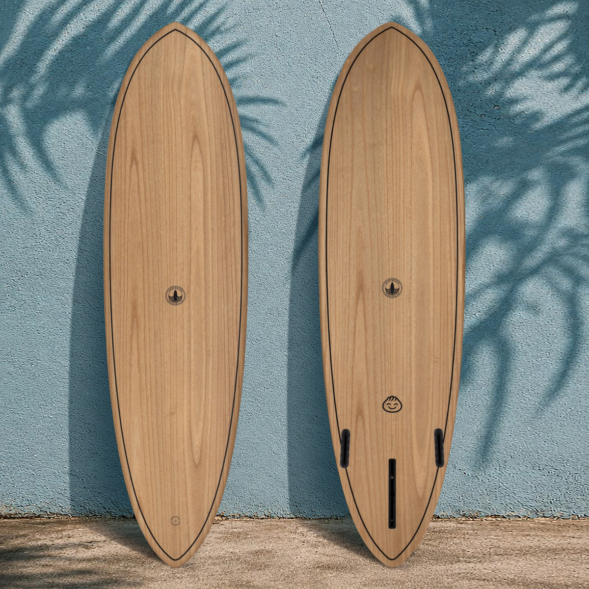 Dumplin Mid Length Surfboard – Paulownia - Ships 10/16/26