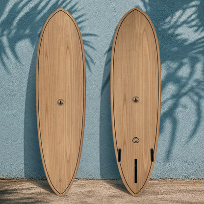 Dumplin Mid Length Surfboard – Paulownia - Ships 10/16/26