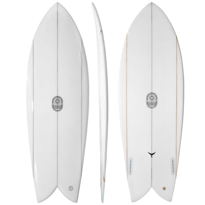 The Finlet Twin Fin Fish Surfboard – Triple Stringer EPS