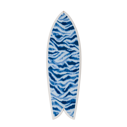 The Swell Print – Blue Surfboard Wall Art