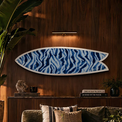 The Swell Print – Blue Surfboard Wall Art