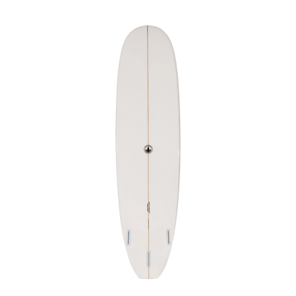 The Tangerine Tropics Print – Floral Surfboard Wall Art