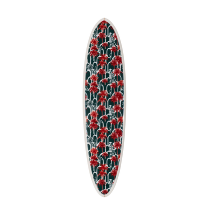 The Palm Beach Print – Palm Tree Surfboard Wall Art