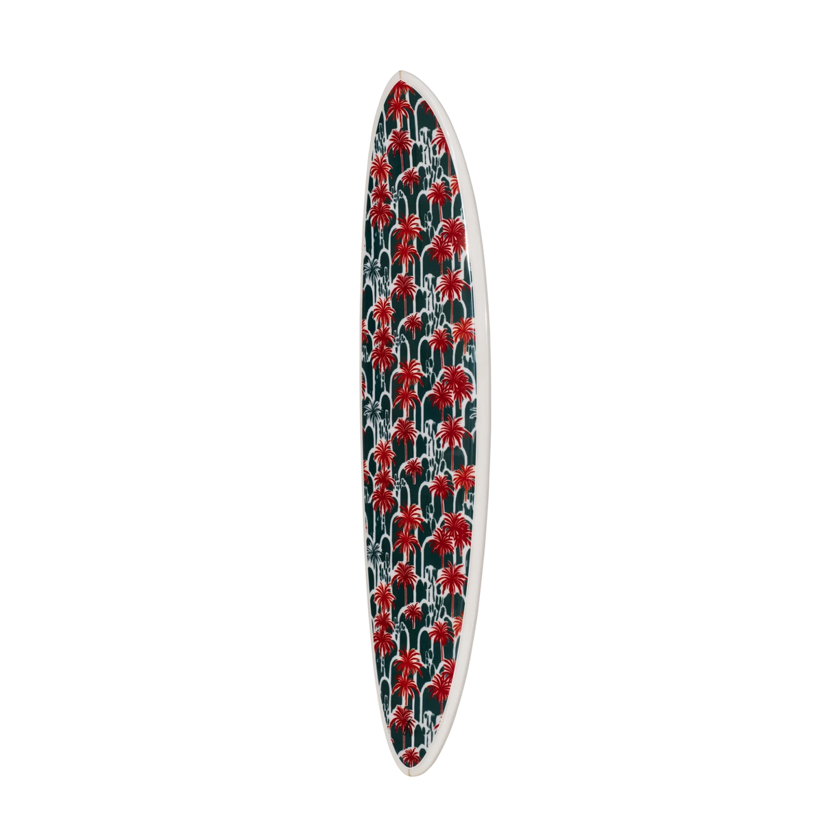 The Palm Beach Print – Palm Tree Surfboard Wall Art