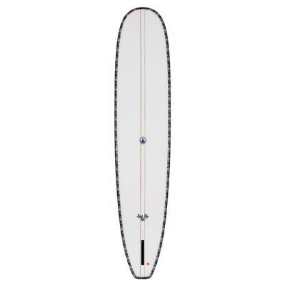 Just The Tip Noserider Longboard Surfboard – Navy Floral - Ships 10/16/26