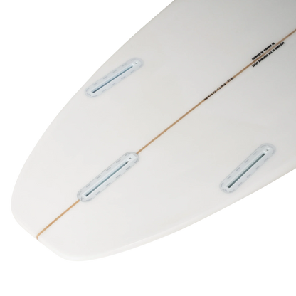 The Tangerine Tropics Print – Floral Surfboard Wall Art