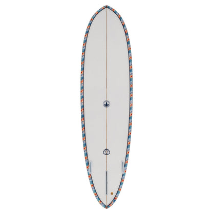 Dumplin Mid Length Surfboard – Hawaiian Floral - Ships 10/16/26