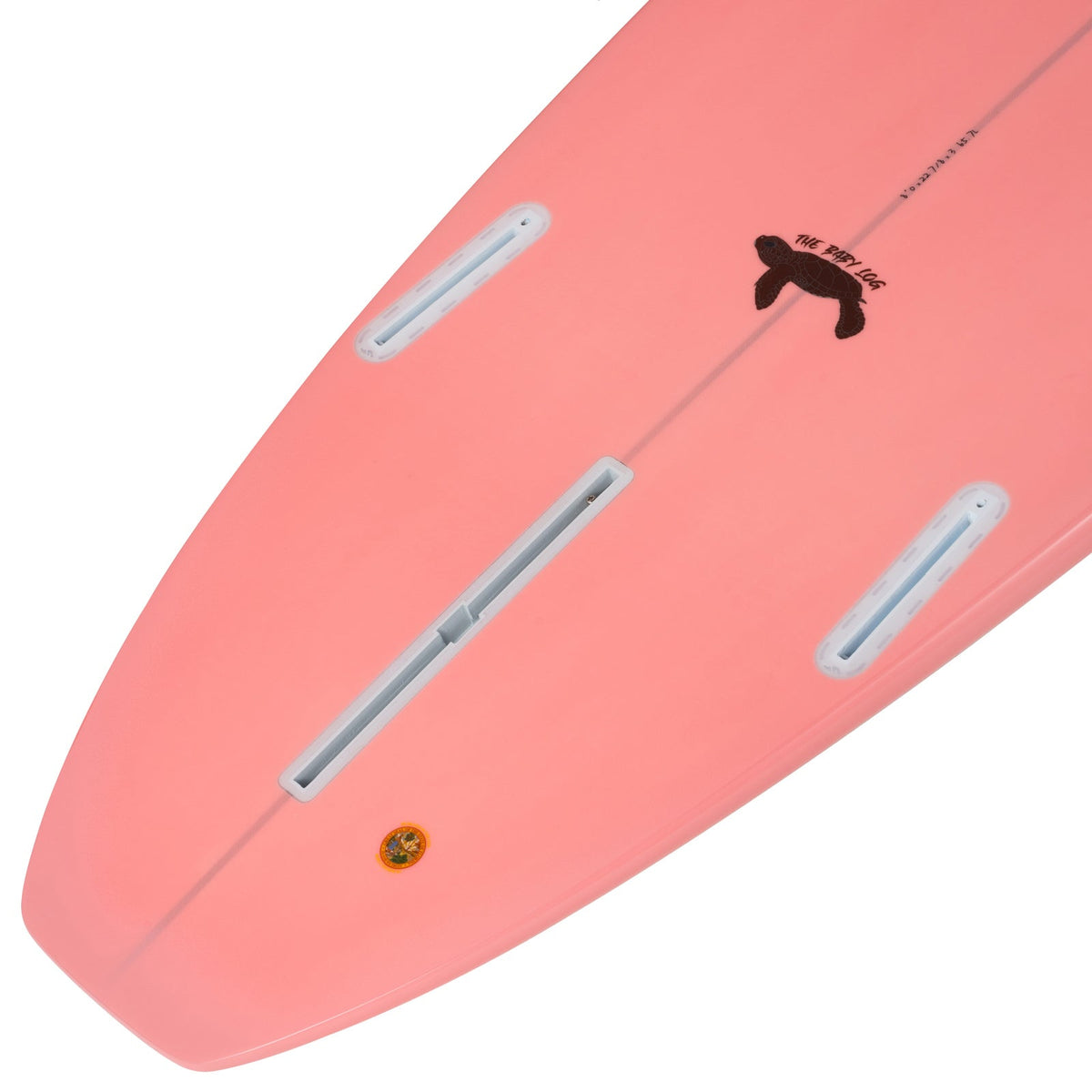 The Baby Log Beginner Longboard Surfboard – Coral Pink - Ships 10/16/26