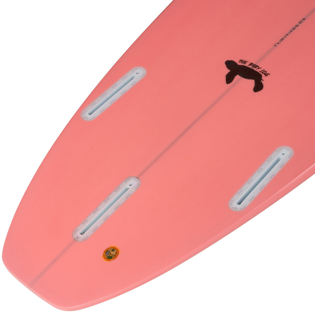The Baby Log Beginner Longboard Surfboard – Coral Pink - Ships 10/16/26