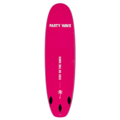 7' Party Wave Soft Top Surfboard - Rose - Ships 10/16/26