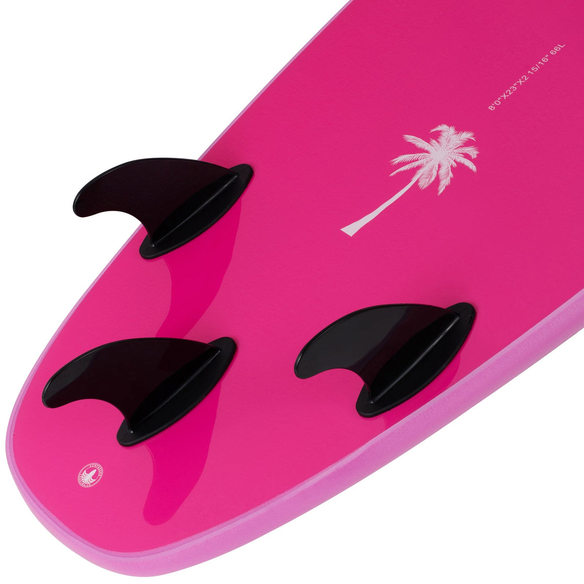 8' Party Wave Soft Top Surfboard - Rose - Ships 10/16/26