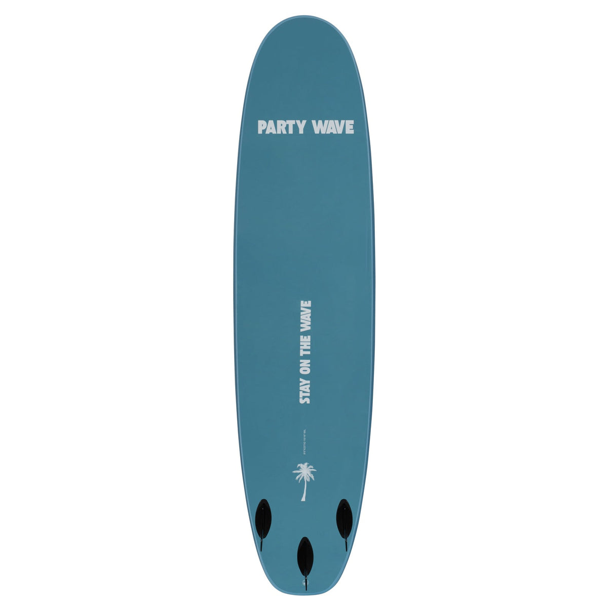 8' Party Wave Soft Top Surfboard - Blue Steel - Ships 10/16/26