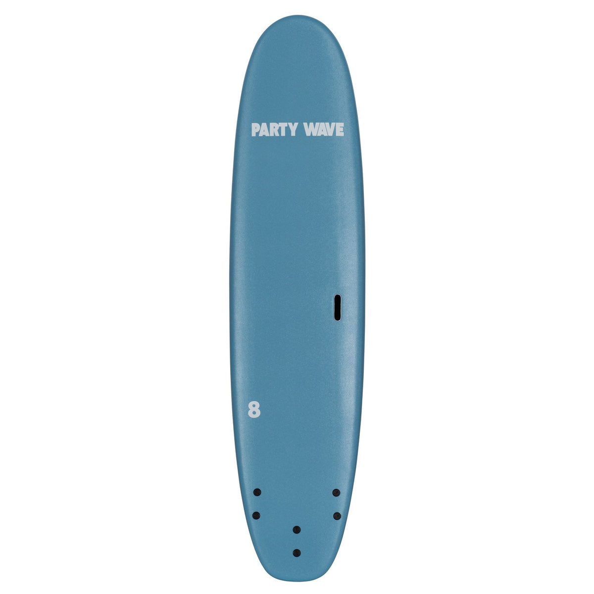 8' Party Wave Soft Top Surfboard - Blue Steel - Ships 10/16/26