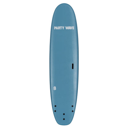 8' Party Wave Soft Top Surfboard - Blue Steel - Ships 10/16/26
