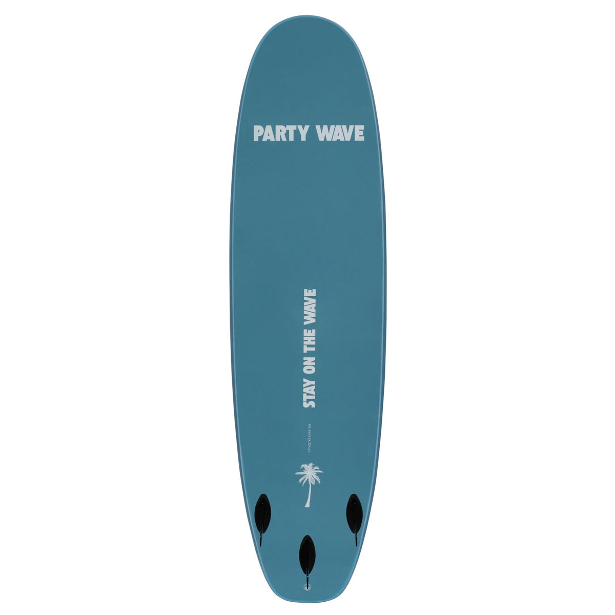 7' Party Wave Soft Top Surfboard - Blue Steel - Ships 10/16/26