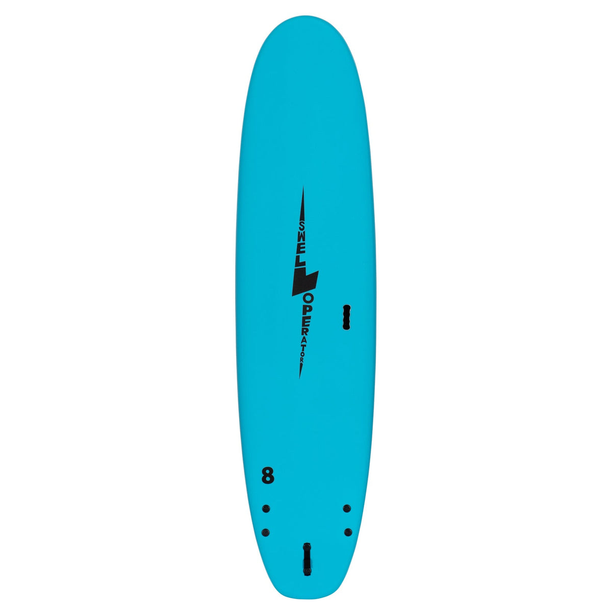 8' Swell Operator Soft Top Surfboard - Aqua - Ships 10/16/26